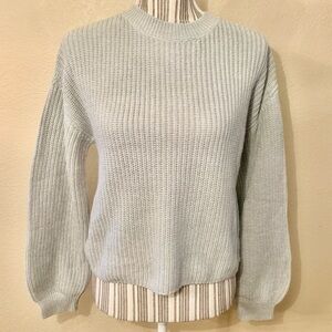 NWT Sweater XS by BP Heather Grey Knit 60% Cotton /40% Acrylic Crewneck